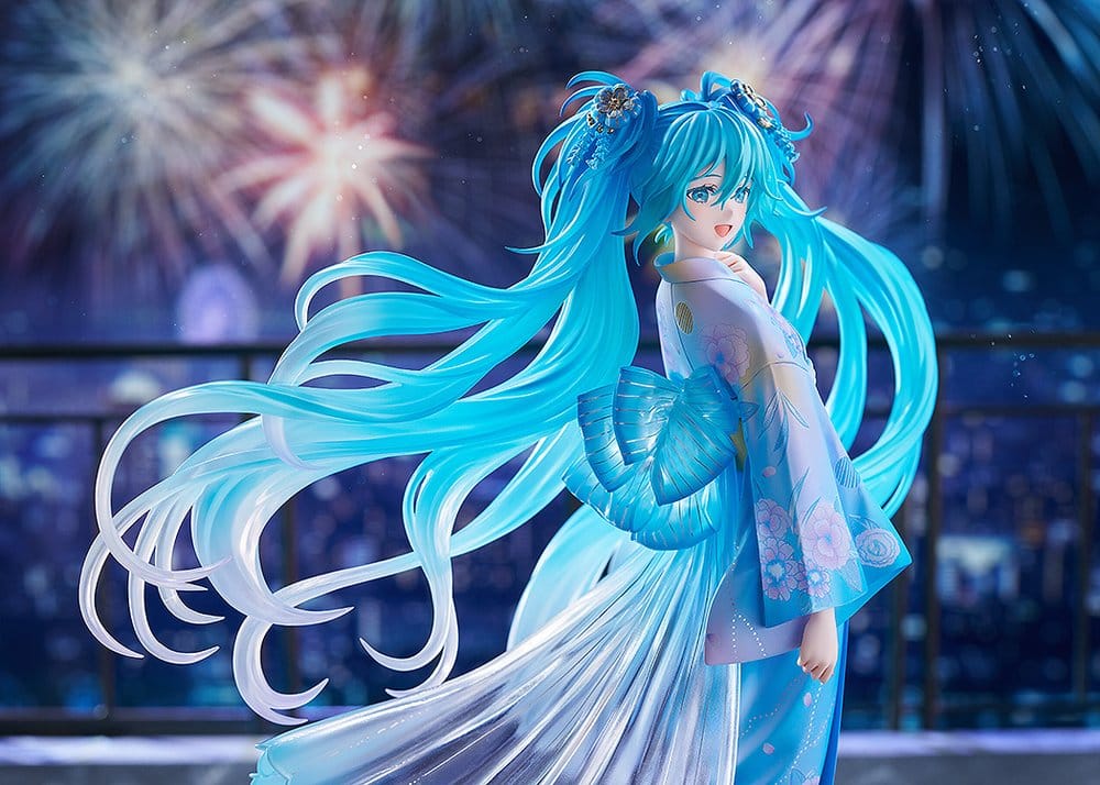 Character Vocal Series 01: Hatsune Miku PVC Figur Music & Fire Works Ver. - Image 5
