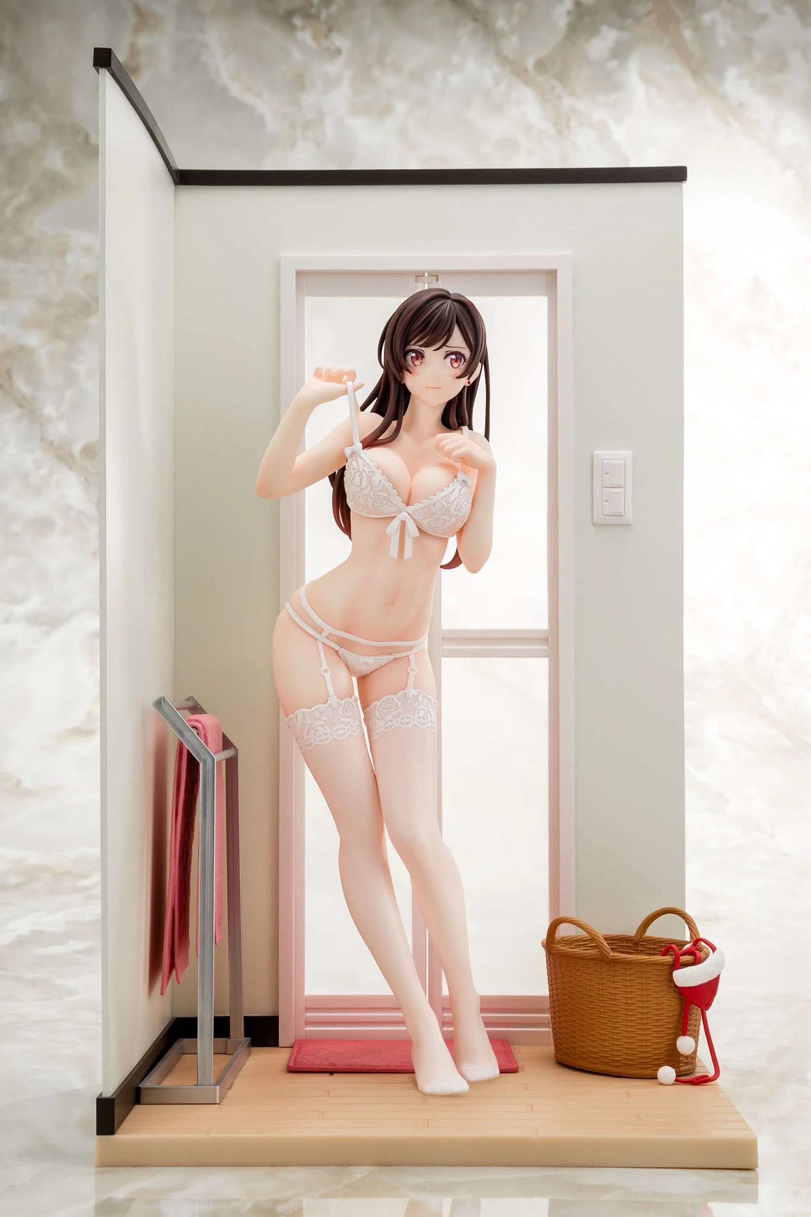 Chizuru Mizuhara See-through lingerie figure angel white Ver. Hakoiri Musume - Image 12