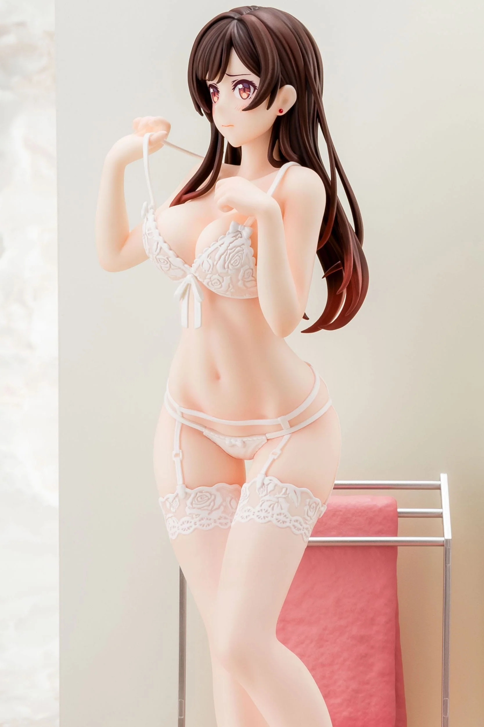 Chizuru Mizuhara See-through lingerie figure angel white Ver. Hakoiri Musume - Image 14