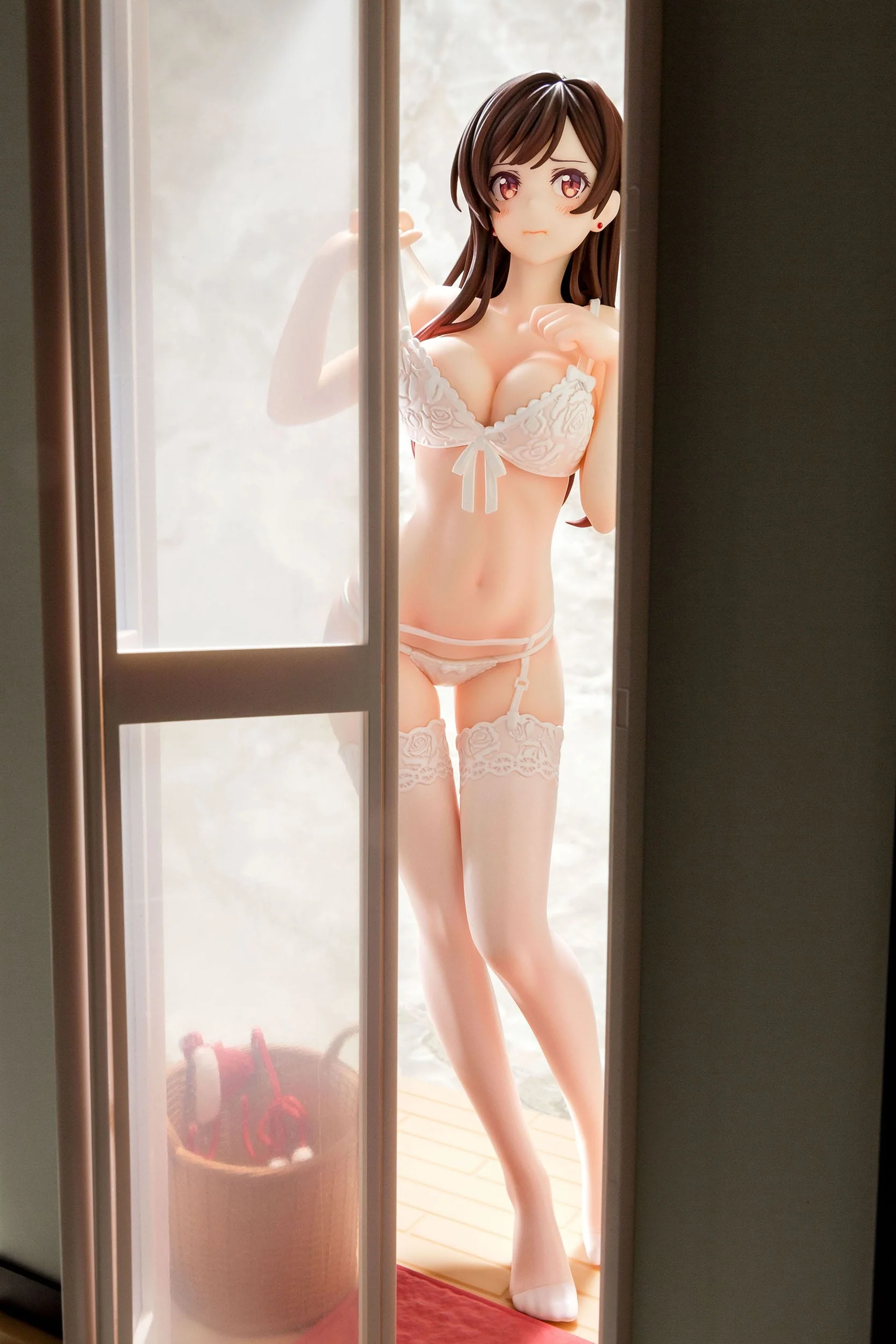 Chizuru Mizuhara See-through lingerie figure angel white Ver. Hakoiri Musume - Image 19