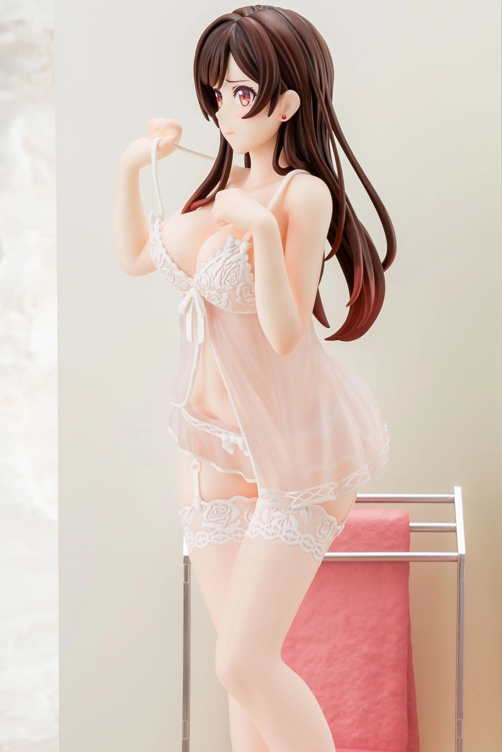 Chizuru Mizuhara See-through lingerie figure angel white Ver. Hakoiri Musume - Image 2