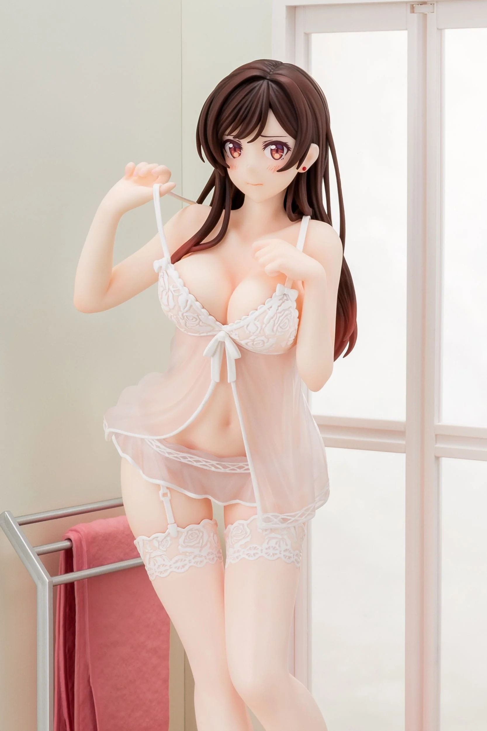 Chizuru Mizuhara See-through lingerie figure angel white Ver. Hakoiri Musume - Image 24