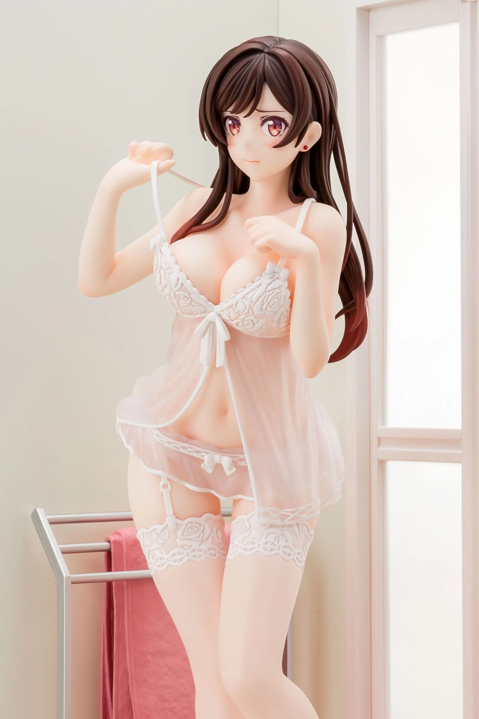 Chizuru Mizuhara See-through lingerie figure angel white Ver. Hakoiri Musume - Image 25