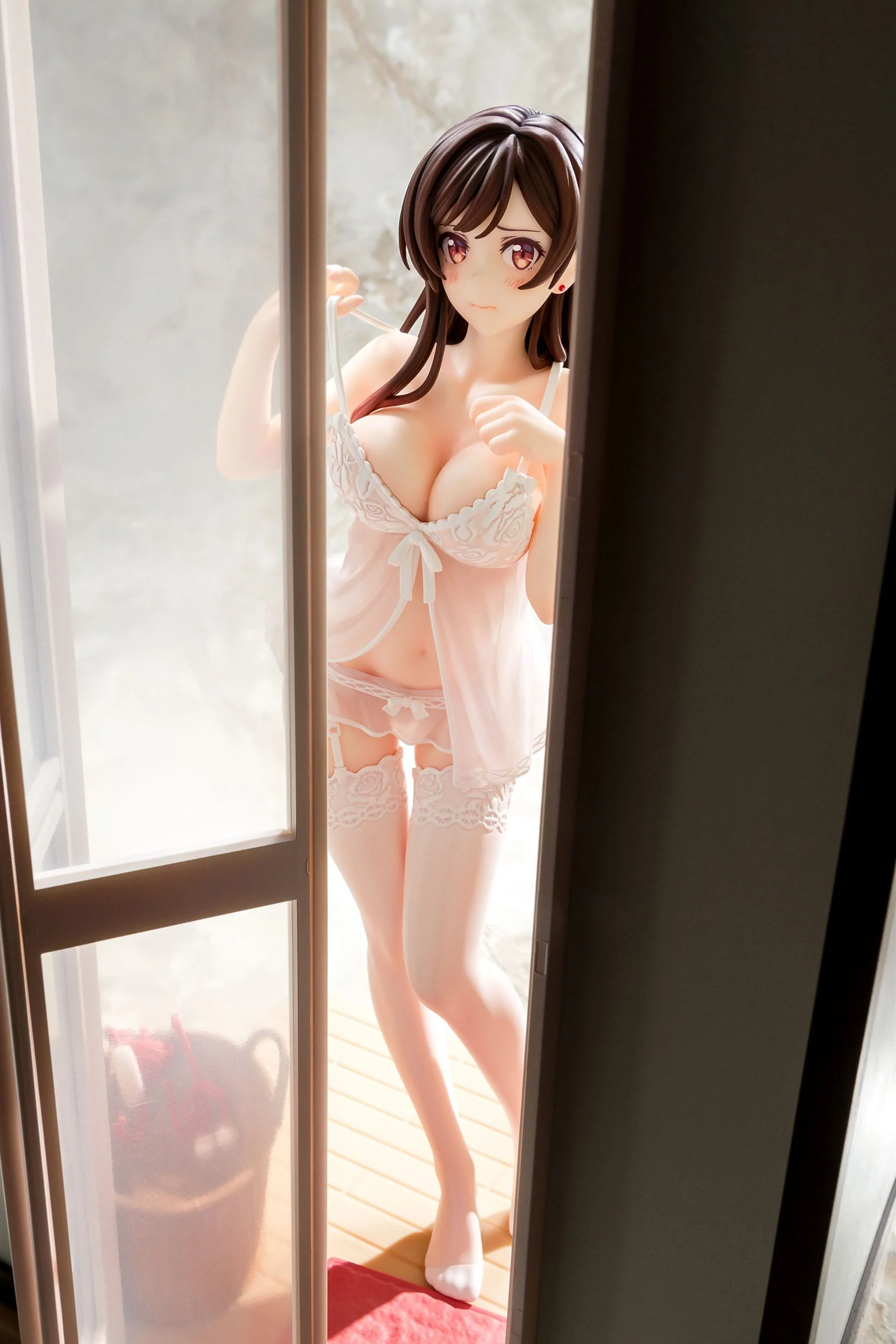 Chizuru Mizuhara See-through lingerie figure angel white Ver. Hakoiri Musume - Image 8