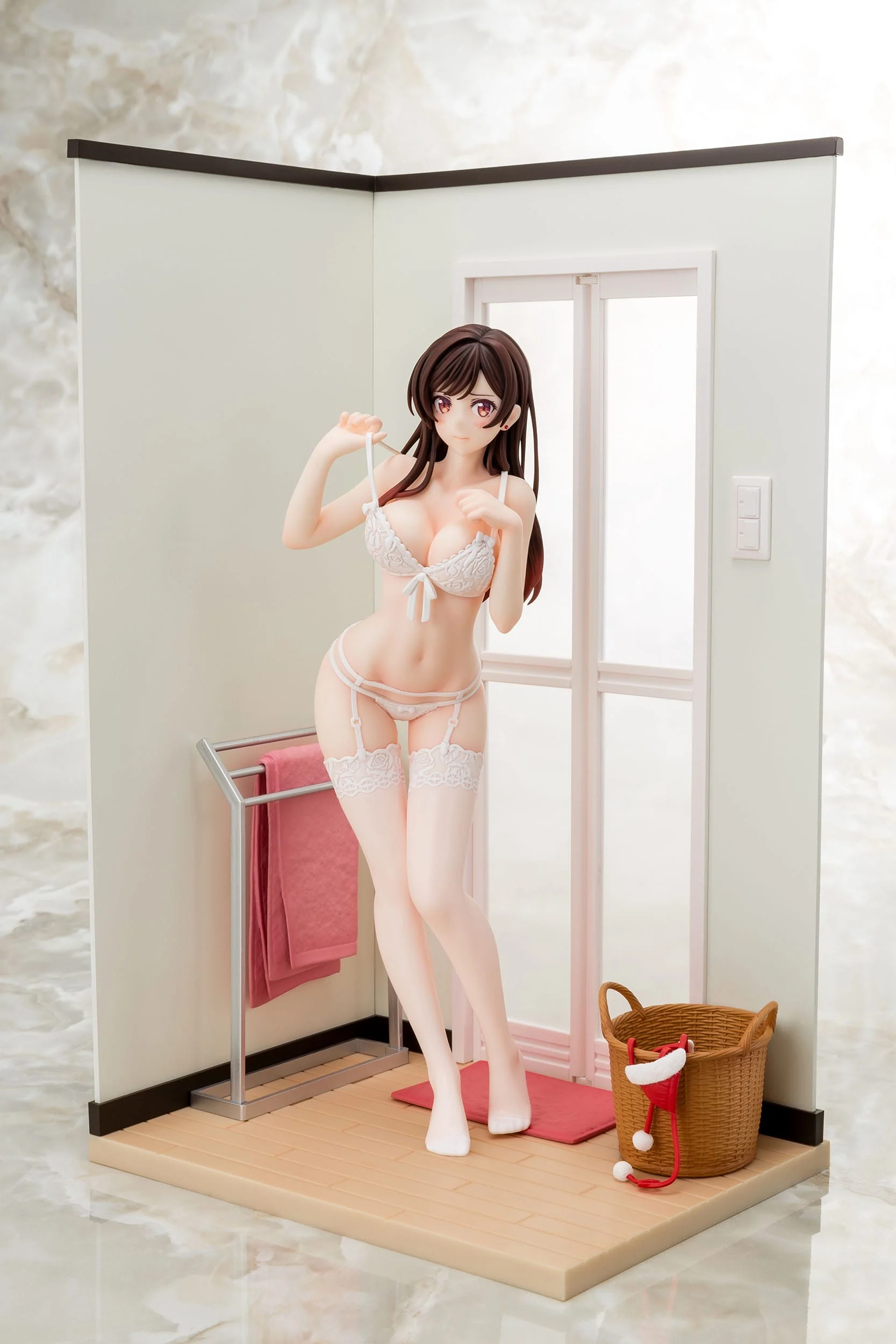 Chizuru Mizuhara See-through lingerie figure angel white Ver. Hakoiri Musume - Image 9
