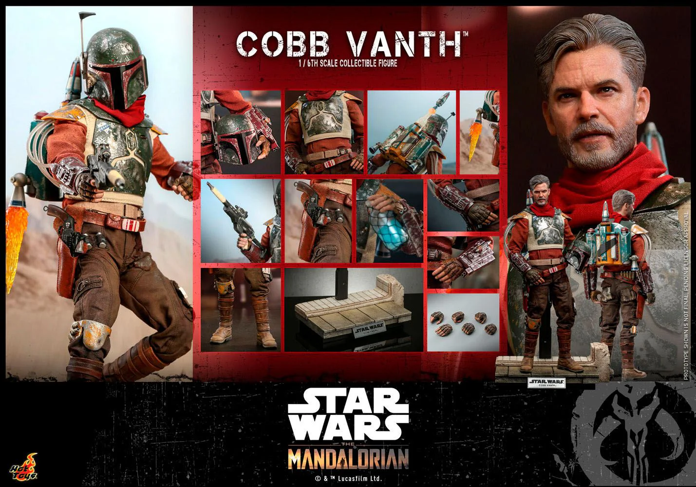 Cobb Vanth Star Wars The Mandalorian Hot Toys - Image 21
