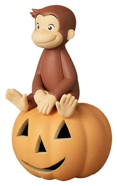 Coco, der neugierige Affe UDF Minifigur mit Kürbis