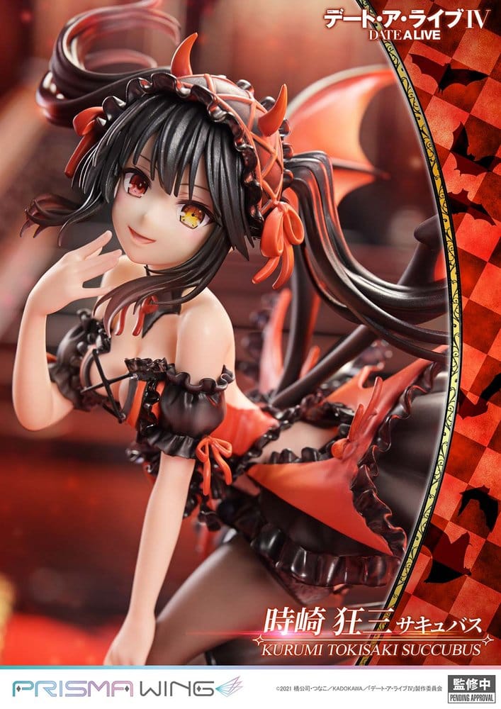Date A Live Prisma Wing PVC Statue 1/7 Kurumi Tokisaki succubus 25 cm - Image 4