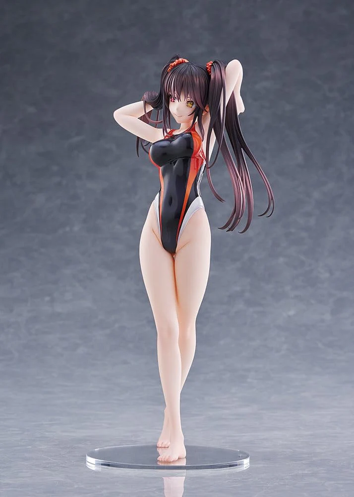 Date A Live Swimsuit Silhouette PVC Figur Kurumi Tokisaki Swimwear Ver.