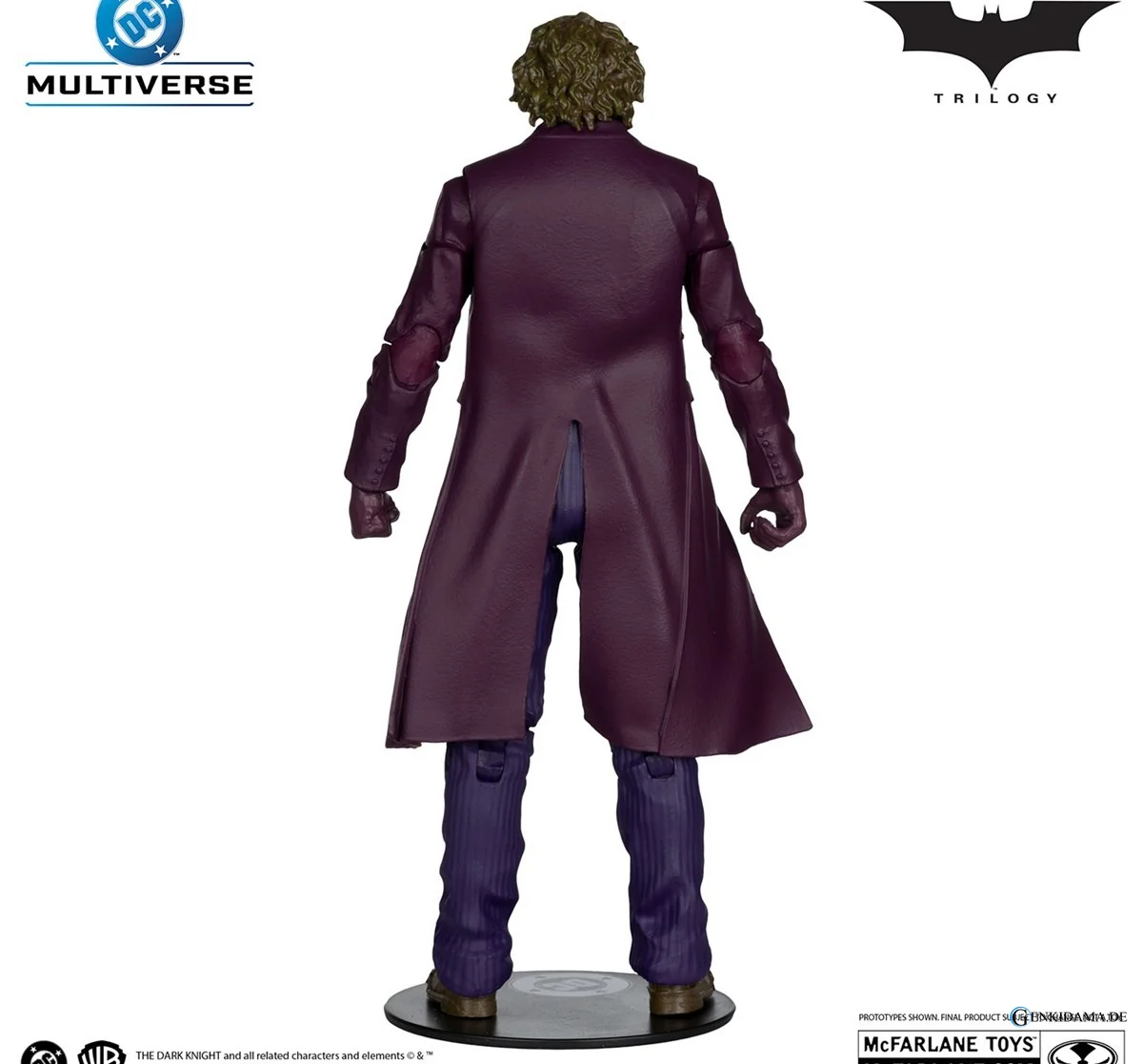 DC Comics - DC Multiverse: 7 Inch Action Figure - Deluxe Theatrical Edition: The Joker [Movie / The Dark Knight Trilogy] - Image 3