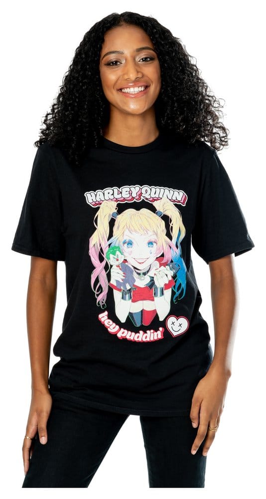 DC T-Shirt Harley Quinn Anime Puddin' - Image 3