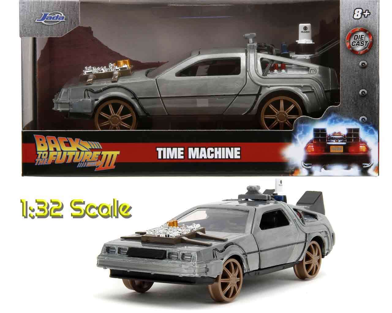 De Lorean with Railroad Wheels - Jada Toys