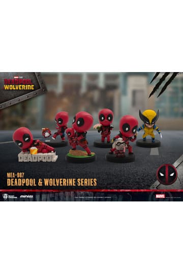 Deadpool 3 Deadpool & Wolverine Series Mini Egg Attack Figuren Set - Stark beschädigte Verpackung