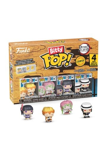 Demon Slayer: Kimetsu no Yaiba Bitty POP! Vinyl Figuren 4er-Pack Zenitsu 2,