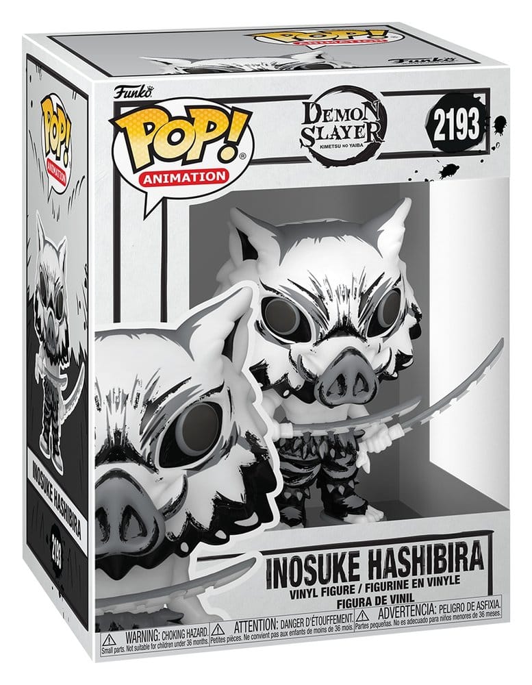 Demon Slayer: Kimetsu no Yaiba POP! Animation Vinyl Figuren Inosuke(Sumi-Ink) - Image 2