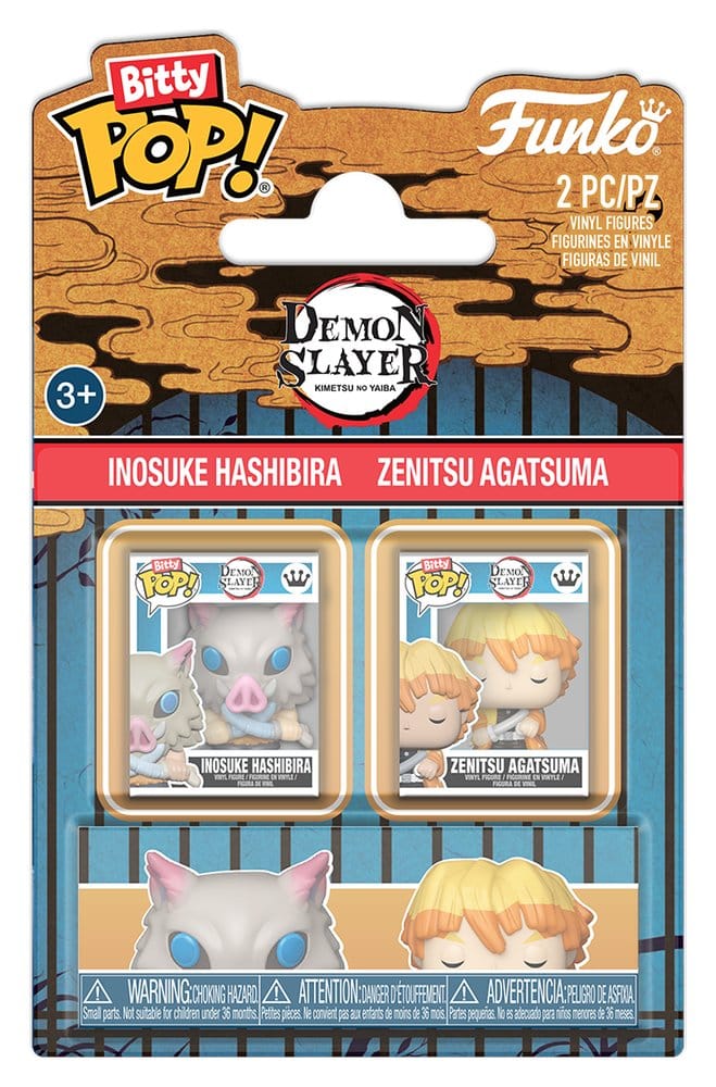 Demon Slayer: Kimetsu no Yaiba POP! Vinyl Figuren 2er-Pack Inosuke & Zenitsu