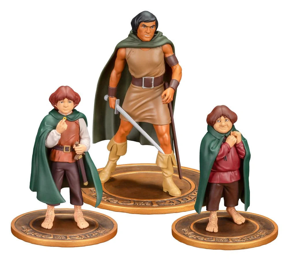 Der Herr der Ringe Animated Film PVC Figuren 3er-Pack Frodo, Aragorn, and Samwise - Image 5