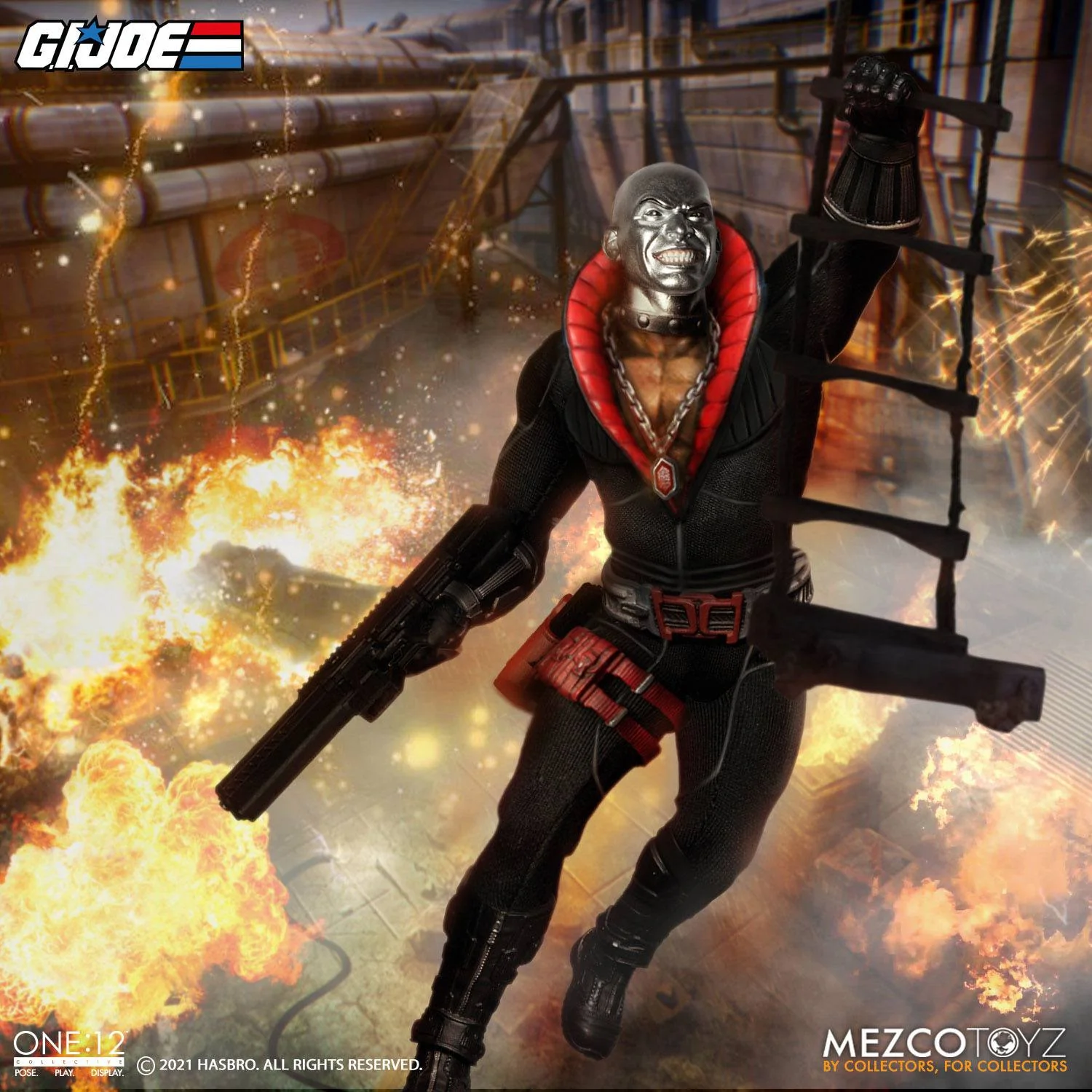Destro mit Leuchtfunktion - G.I. Joe - Mezco - Image 9