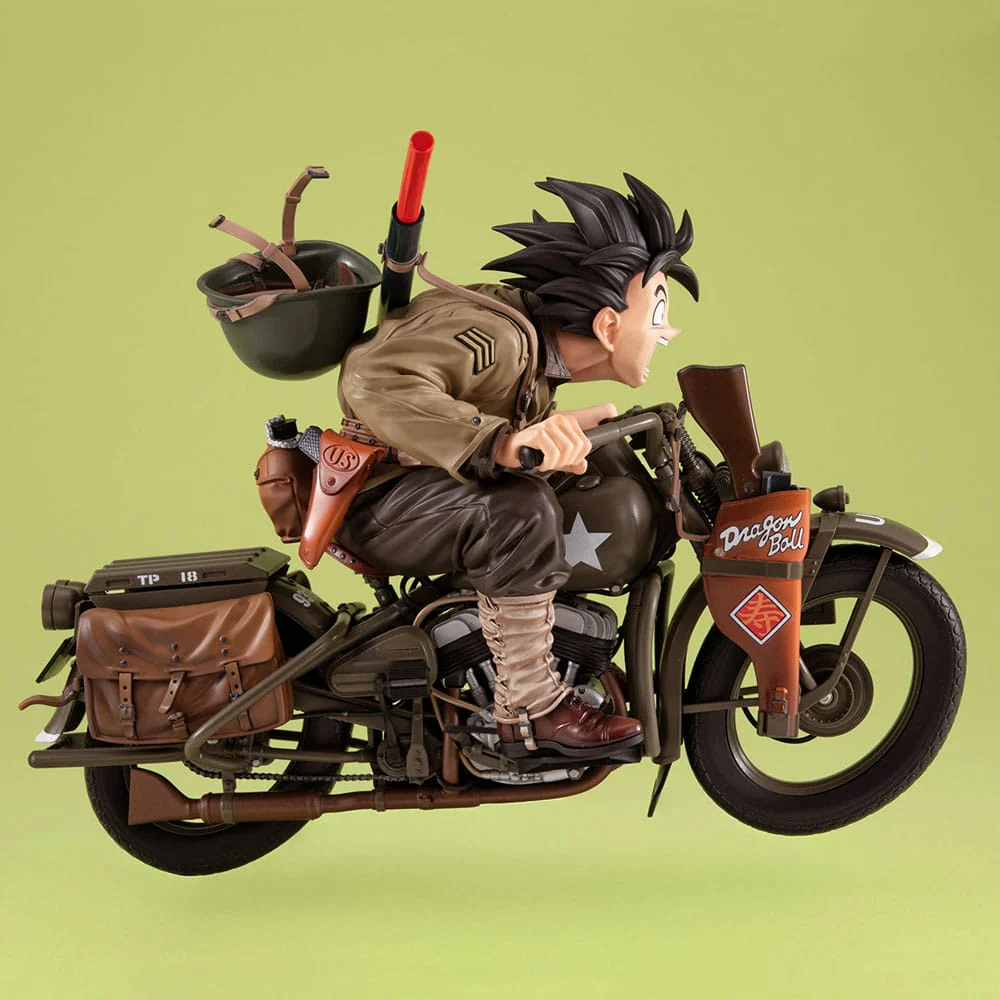 Diorama Son Goku & Bike Dragonball Z 05 Desktop Real McCoy MegaHouse - Image 2
