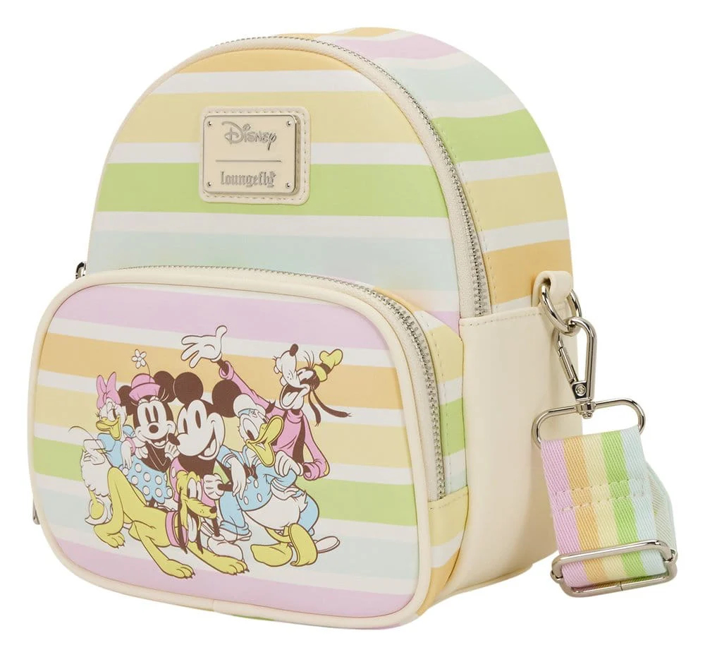 Disney by Loungefly Umhängetasche Mickey and Friends Rainbow Stribes - Image 2