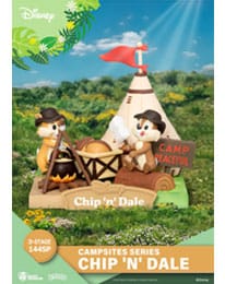 Disney D-Stage Campsite Series PVC Diorama Chip & Dale - Image 11