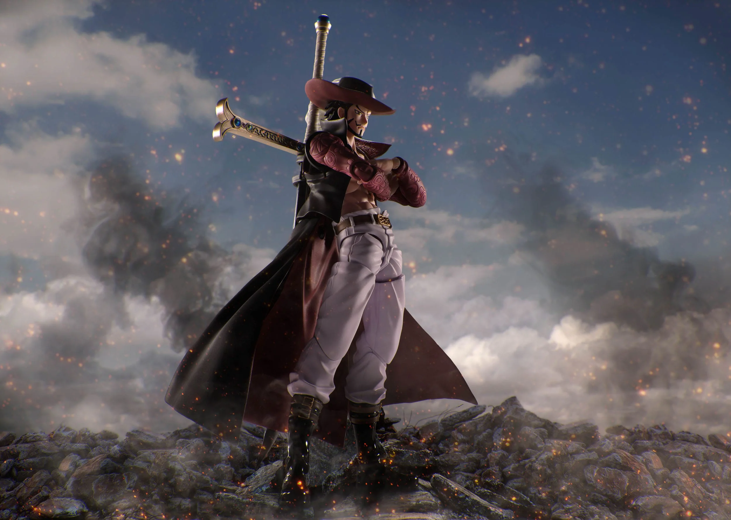 Dracule Mihawk Hawkeye S.H.Figuarts Bandai Tamashii Nations - Image 3