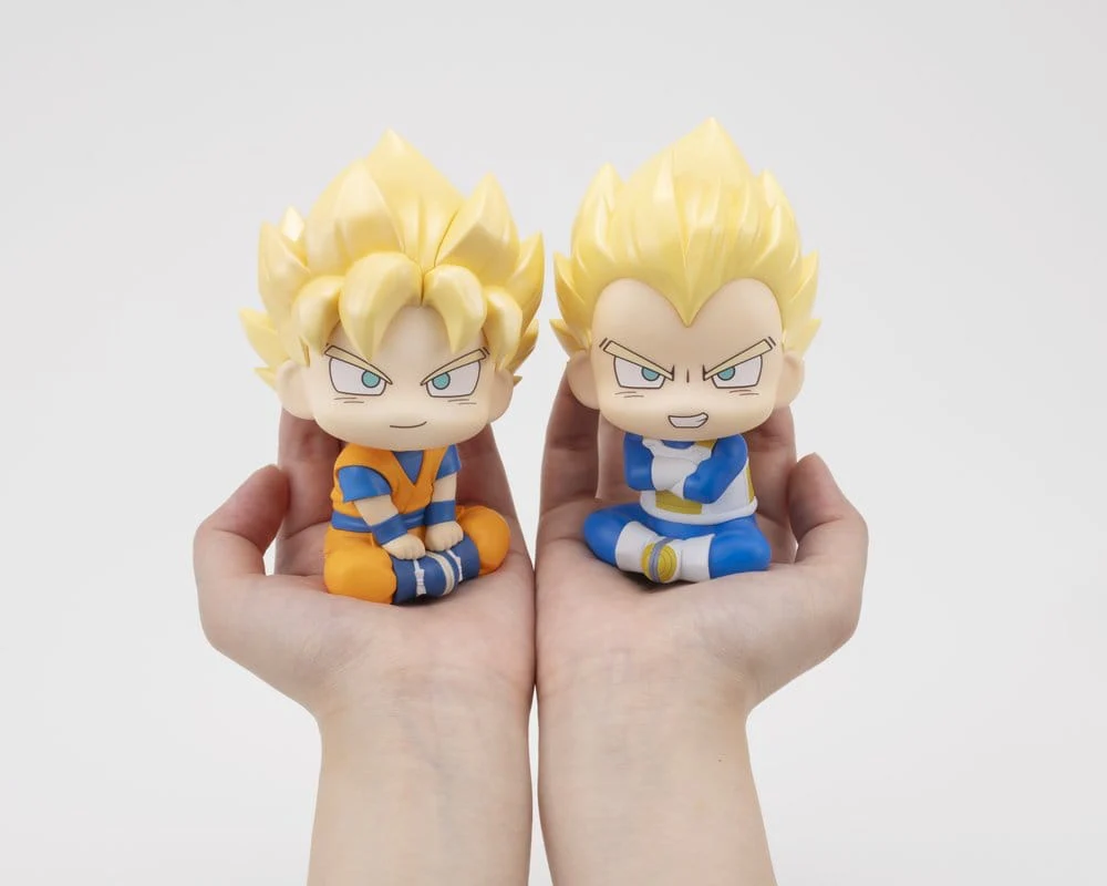 Dragon Ball DAIMA Look Up PVC Figuren 2er-Pack Super Saiyan Son Goku (mini) & Super Saiyan Vegeta (mini) (with gift)