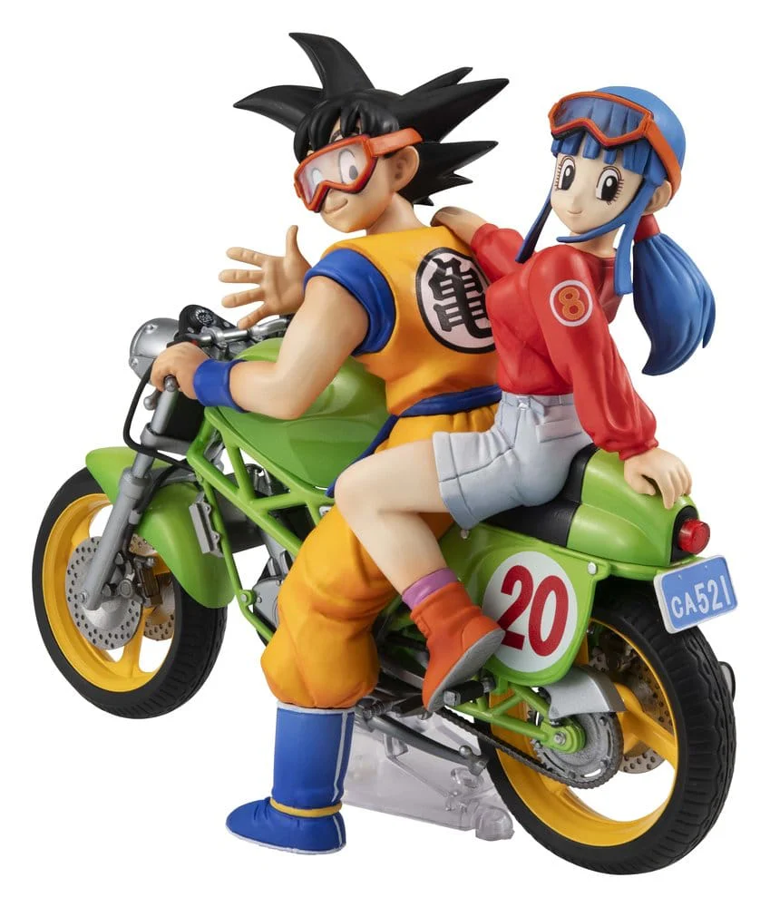 Dragon Ball Z Desktop Real McCoy PVC Figur 05 Son Goku & Chichi Limited Repeat Ver.