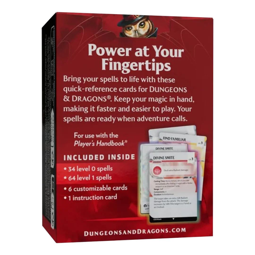 Dungeons & Dragons | Spells Lvl 0-1 | Reference Cards (EN) - Image 2