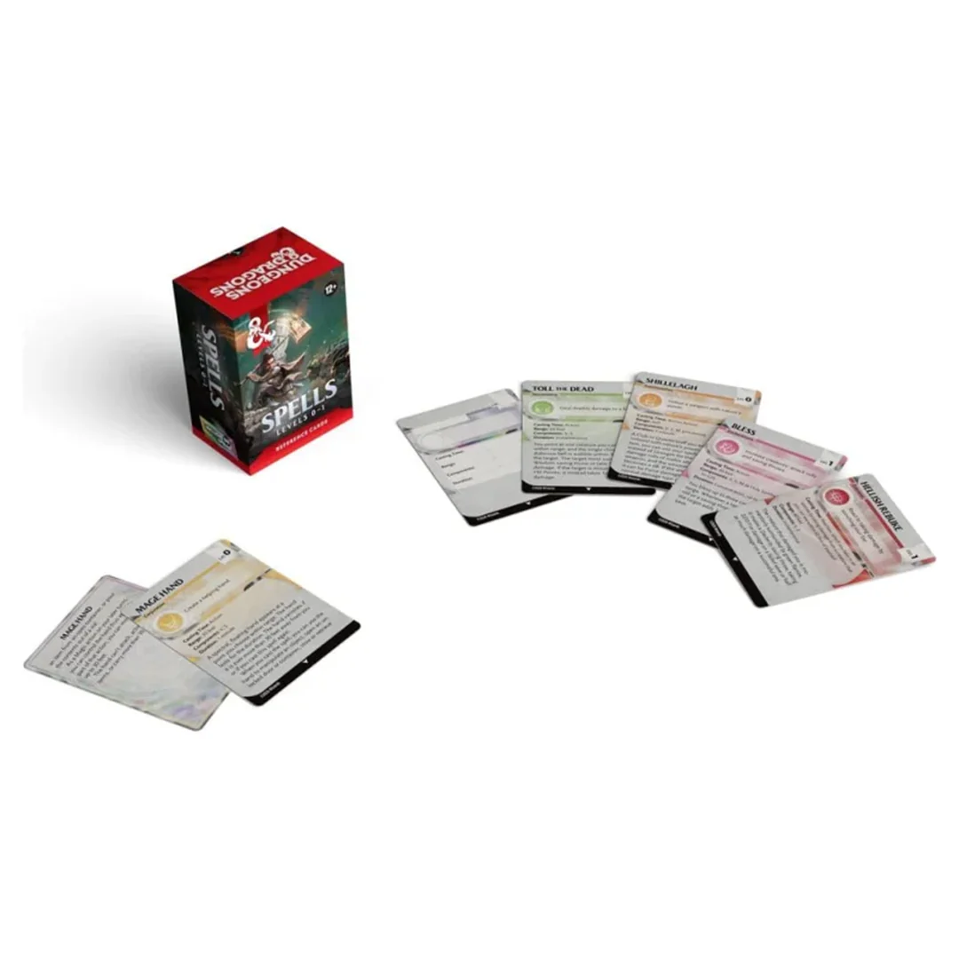 Dungeons & Dragons | Spells Lvl 0-1 | Reference Cards (EN) - Image 5
