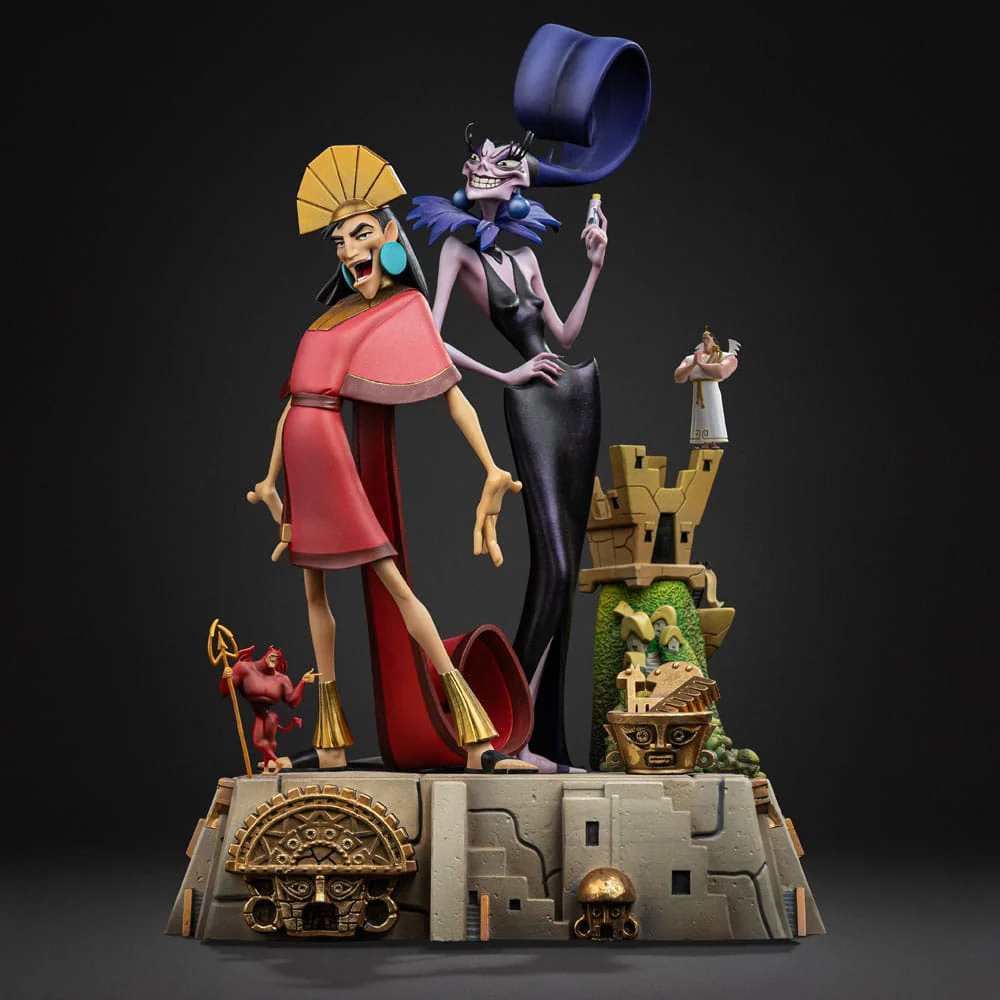Ein Königreich für ein Lama Deluxe Art Scale Statue Kuzko & Yzma - Image 5