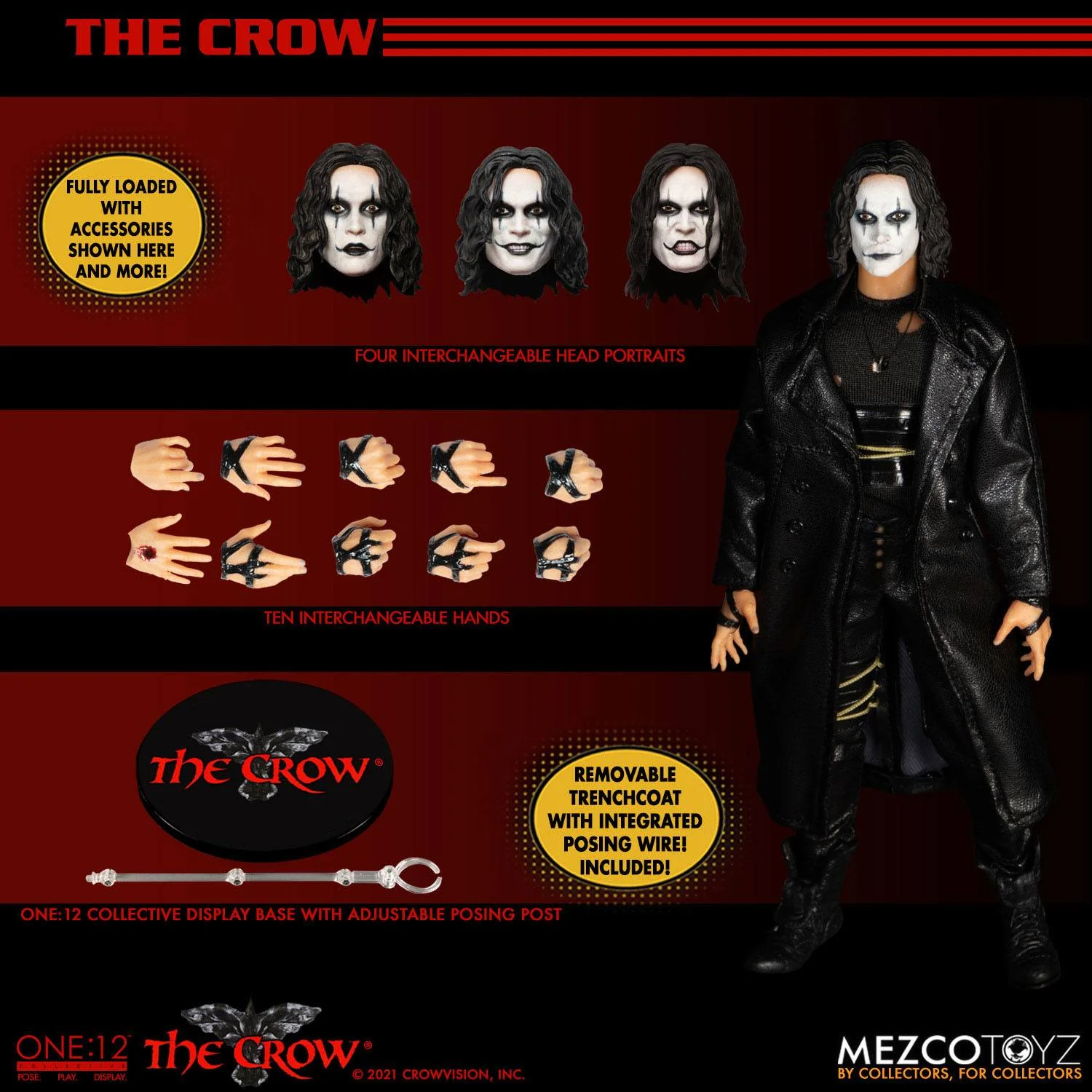 Eric Draven - The Crow - Mezco - Image 18