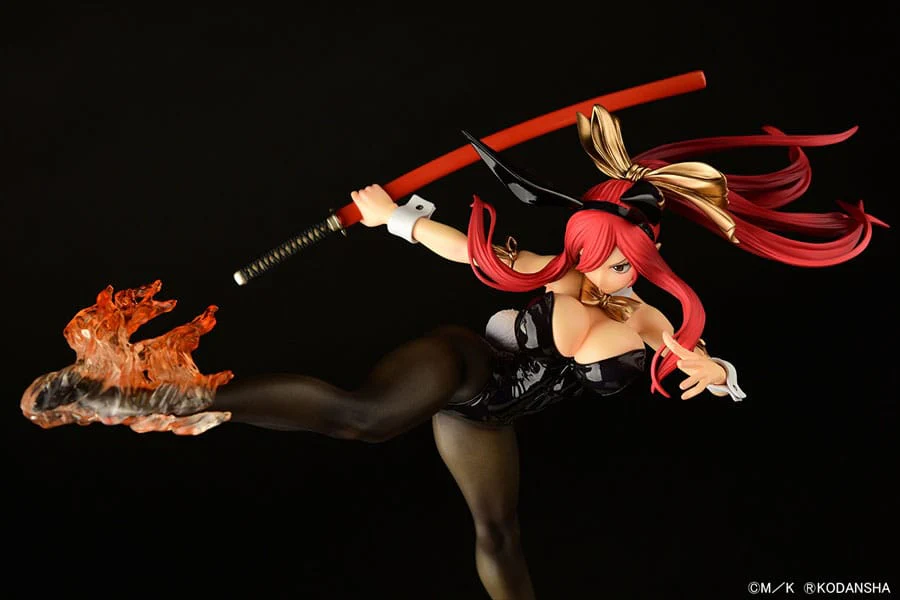 Erza Scarlet High Kick Black Bunny Ver. Orca Toys - Image 5