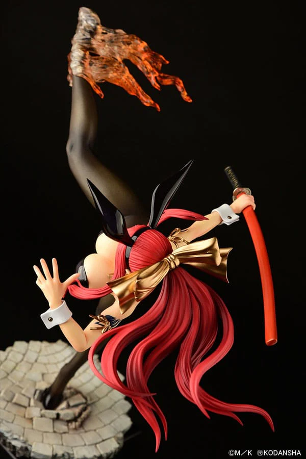 Erza Scarlet High Kick Black Bunny Ver. Orca Toys - Image 7