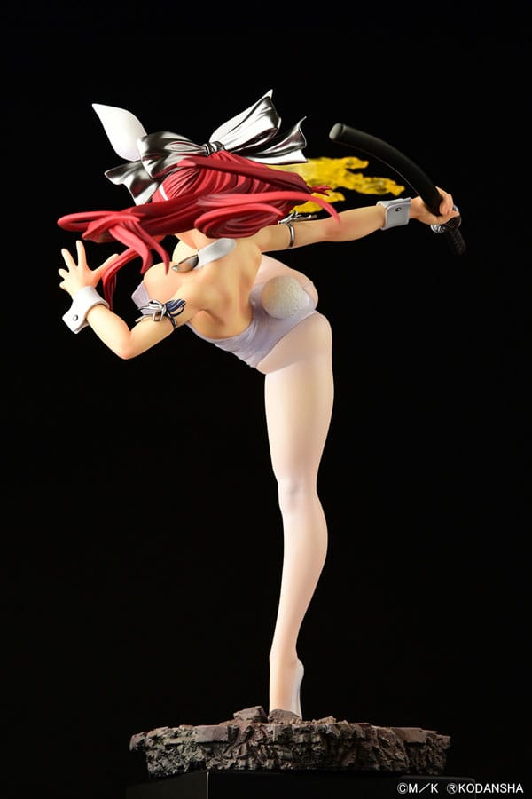 Erza Scarlet High Kick White Bunny Ver. Orca Toys - Image 8