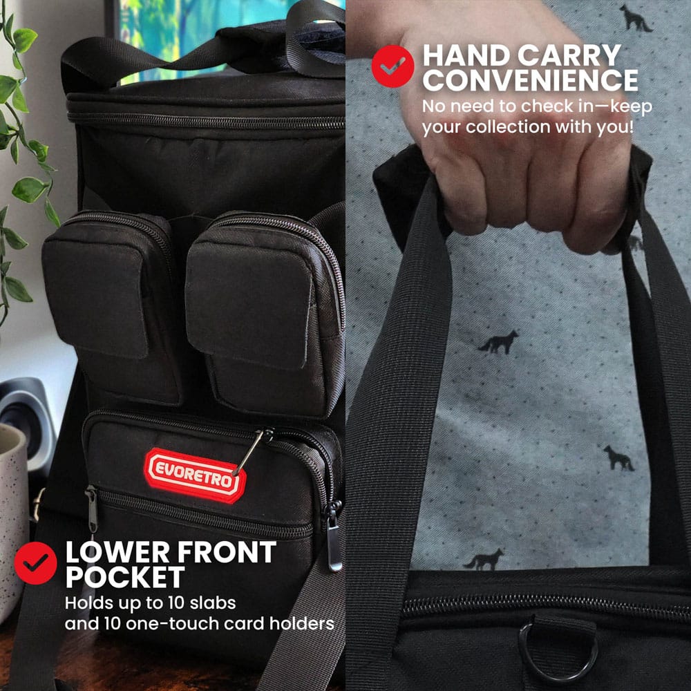 Evoretro Trading Card Rucksack Black - Image 4