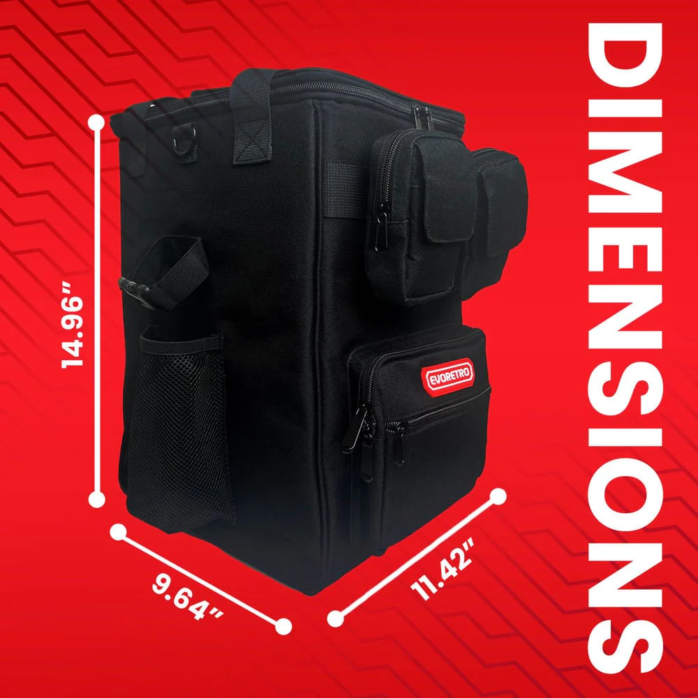 Evoretro Trading Card Rucksack Black - Image 5