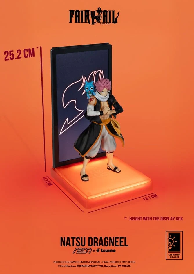 FAIRY TAIL - Natsu Dragneel - Figure Neon by Tsume 25cm - Image 6