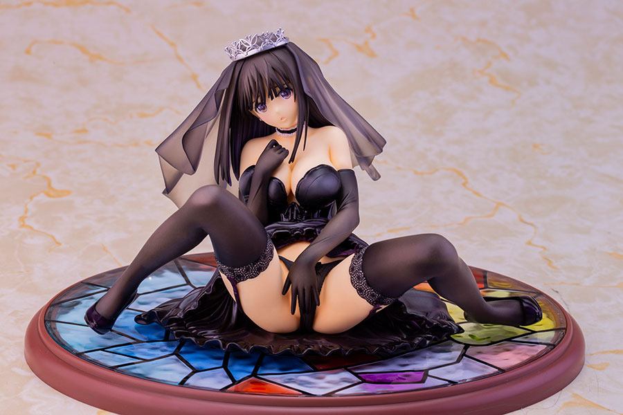 Fault!! PVC Statue Saeki Ai Black Wedding Ver.