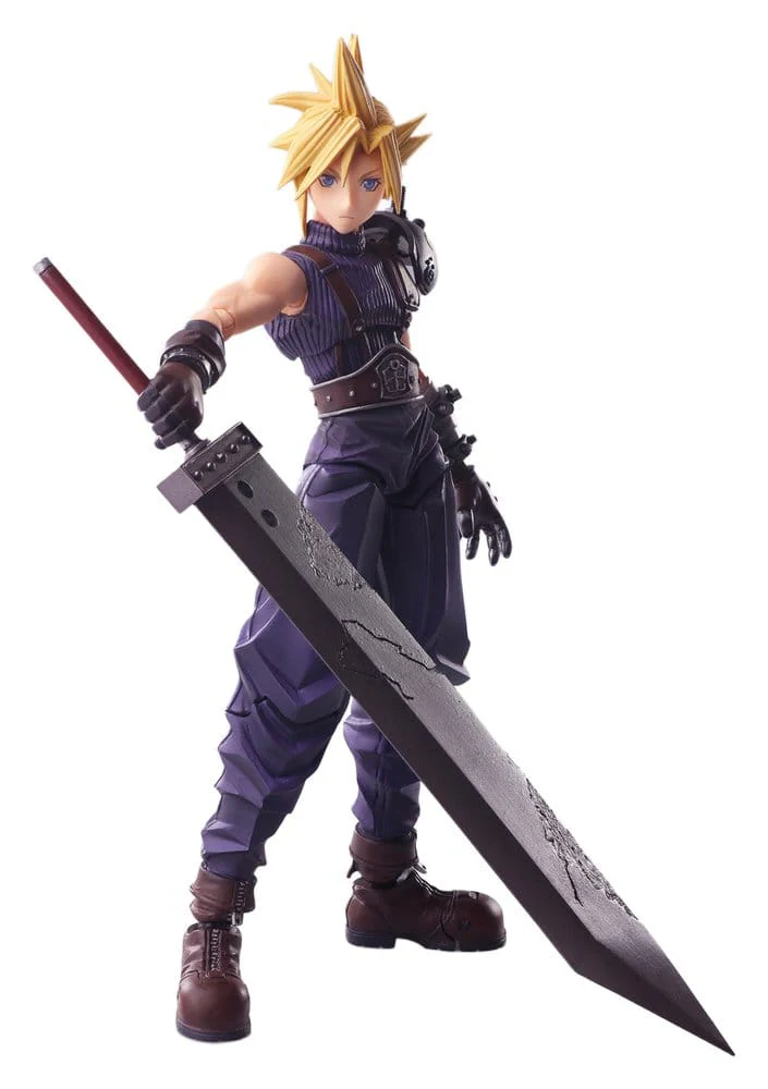 Final Fantasy VII Bring Arts Actionfigur Cloud Strife Digital Plus Edition