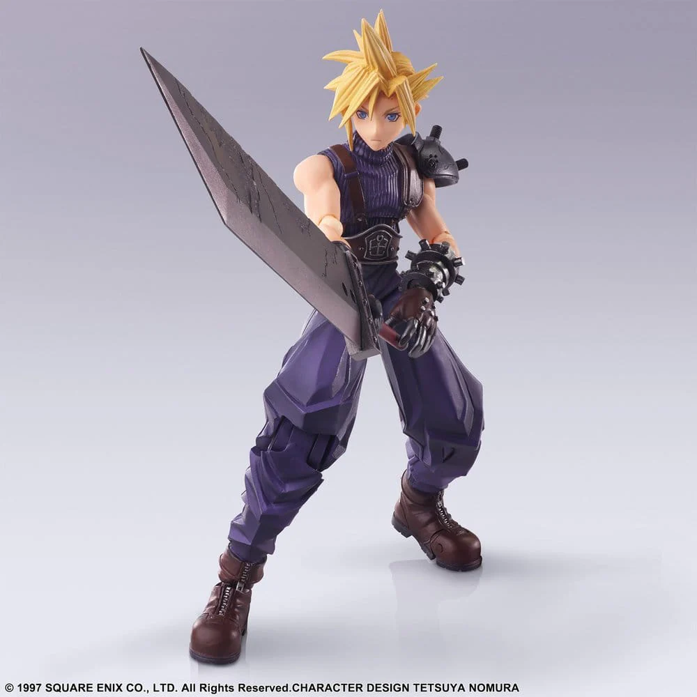 Final Fantasy VII Bring Arts Actionfigur Cloud Strife Digital Plus Edition - Image 3