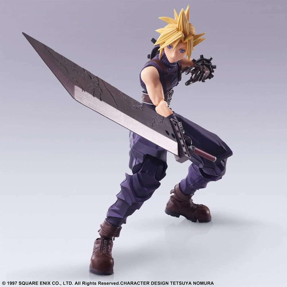 Final Fantasy VII Bring Arts Actionfigur Cloud Strife Digital Plus Edition - Image 4