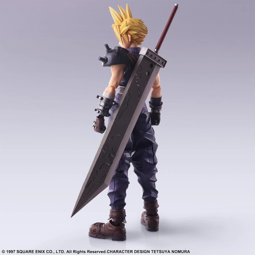 Final Fantasy VII Bring Arts Actionfigur Cloud Strife Digital Plus Edition - Image 5