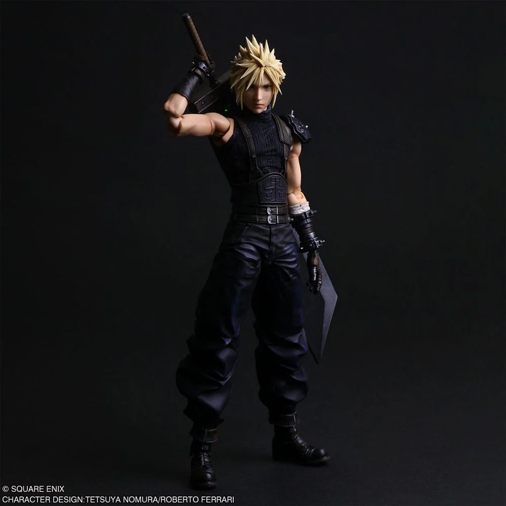 Final Fantasy VII Rebirth Play Arts Shin Actionfigur Cloud Strife - Image 2