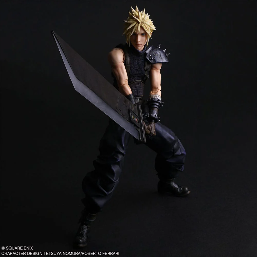 Final Fantasy VII Rebirth Play Arts Shin Actionfigur Cloud Strife - Image 4