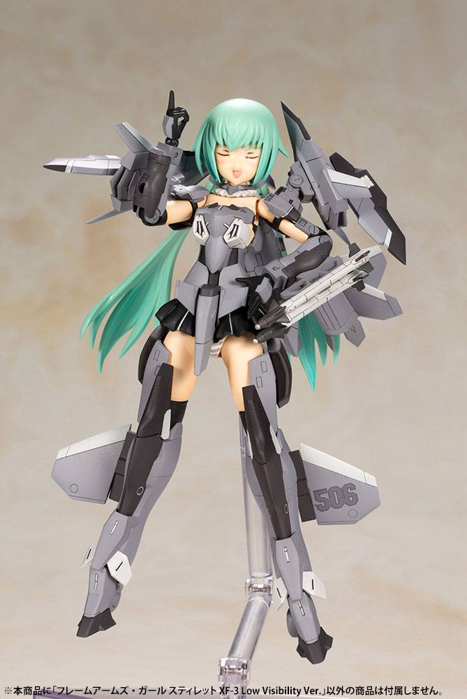 Frame Arms Girl Plastic Model Kit Stylet XF-3 Low Visibility Ver. - Image 6