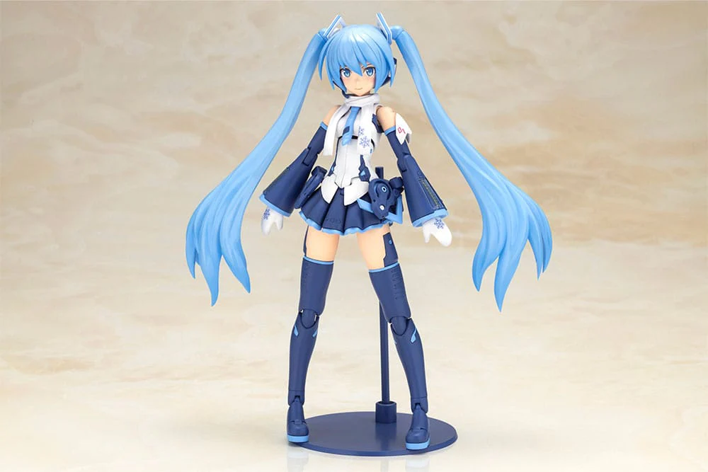 Frame Arms Girl x Hatsune Miku Plastic Model Kit Frame Music Girl Snow Miku Another Color Ver. - Image 2