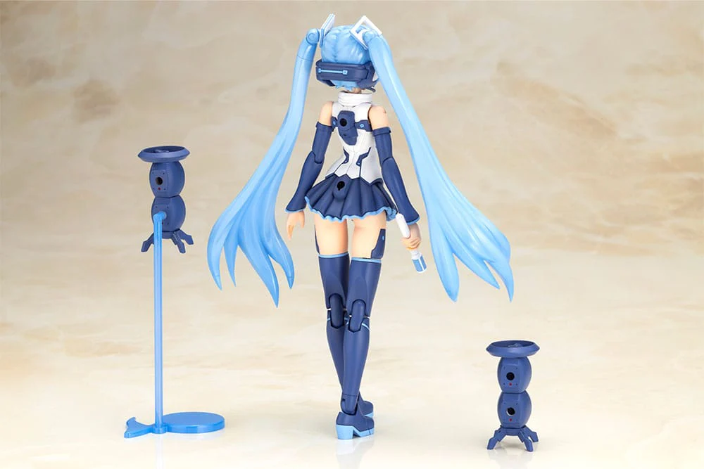 Frame Arms Girl x Hatsune Miku Plastic Model Kit Frame Music Girl Snow Miku Another Color Ver. - Image 8