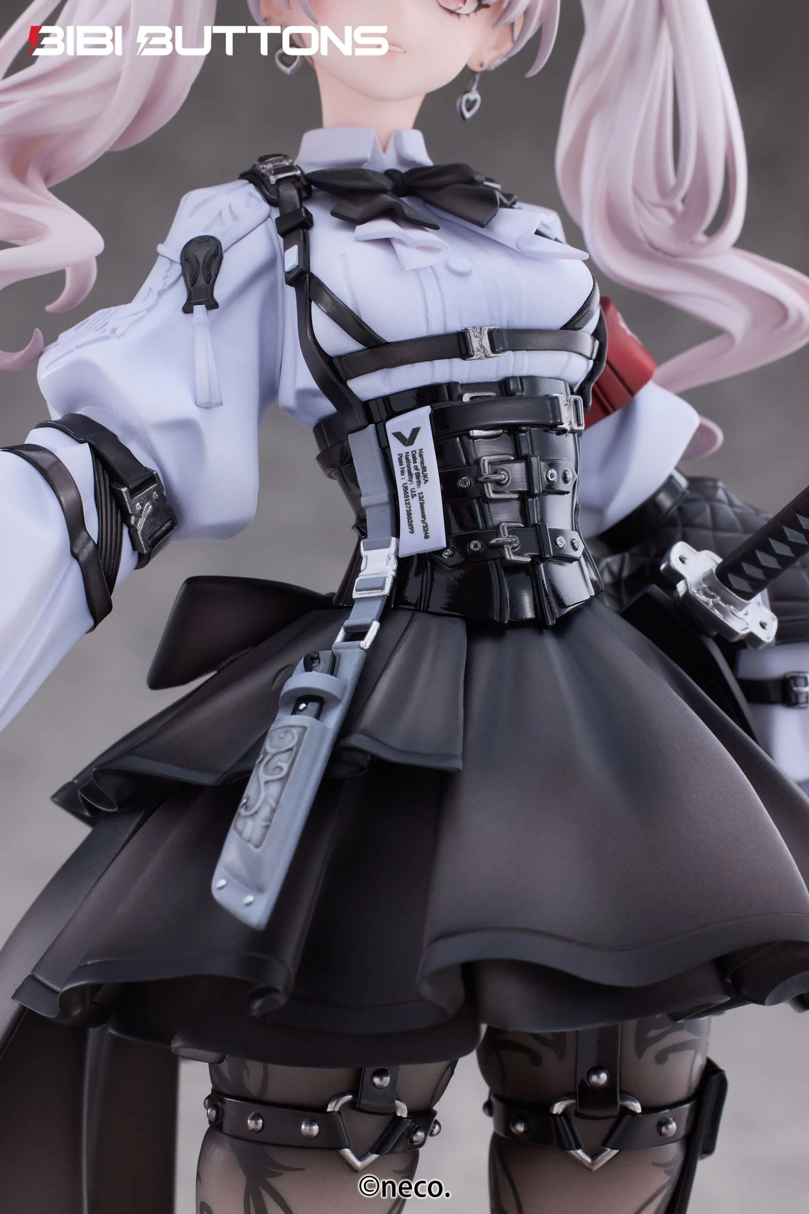Fukashin Ryouiki Ruka Original Character Bibi Buttons - Image 10