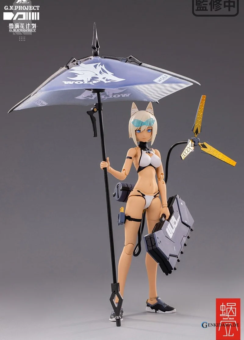 G.N.Project Wolf-001 Swimwear Body & Armed Set *w/Bonus Item (PVC Figure)
